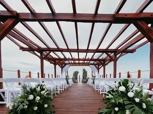 Wedding setting at an El Dorado or Generations resort in Riviera Maya
