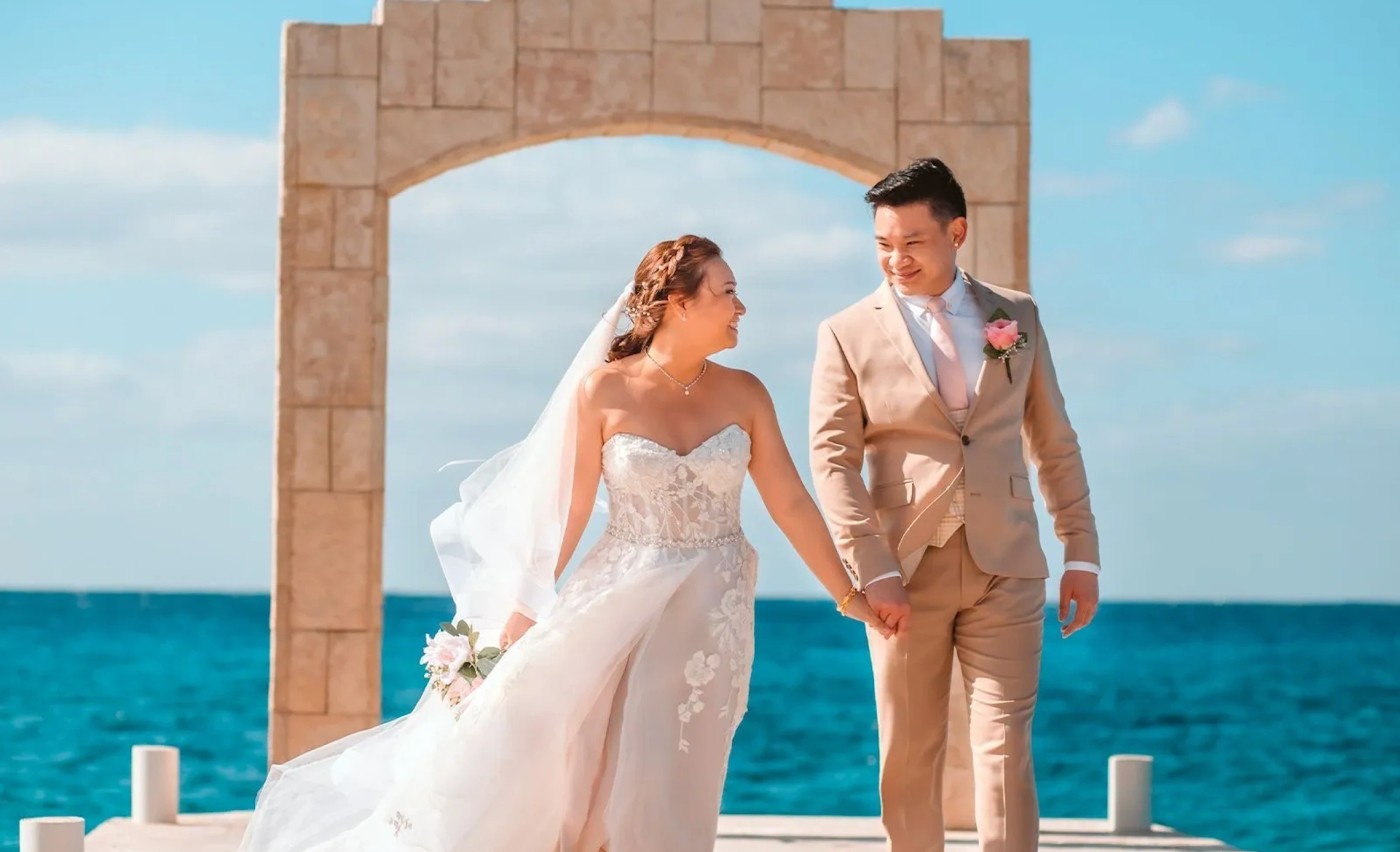 Resort wedding venue at a Royalton or Planet Hollywood Caribbean resort