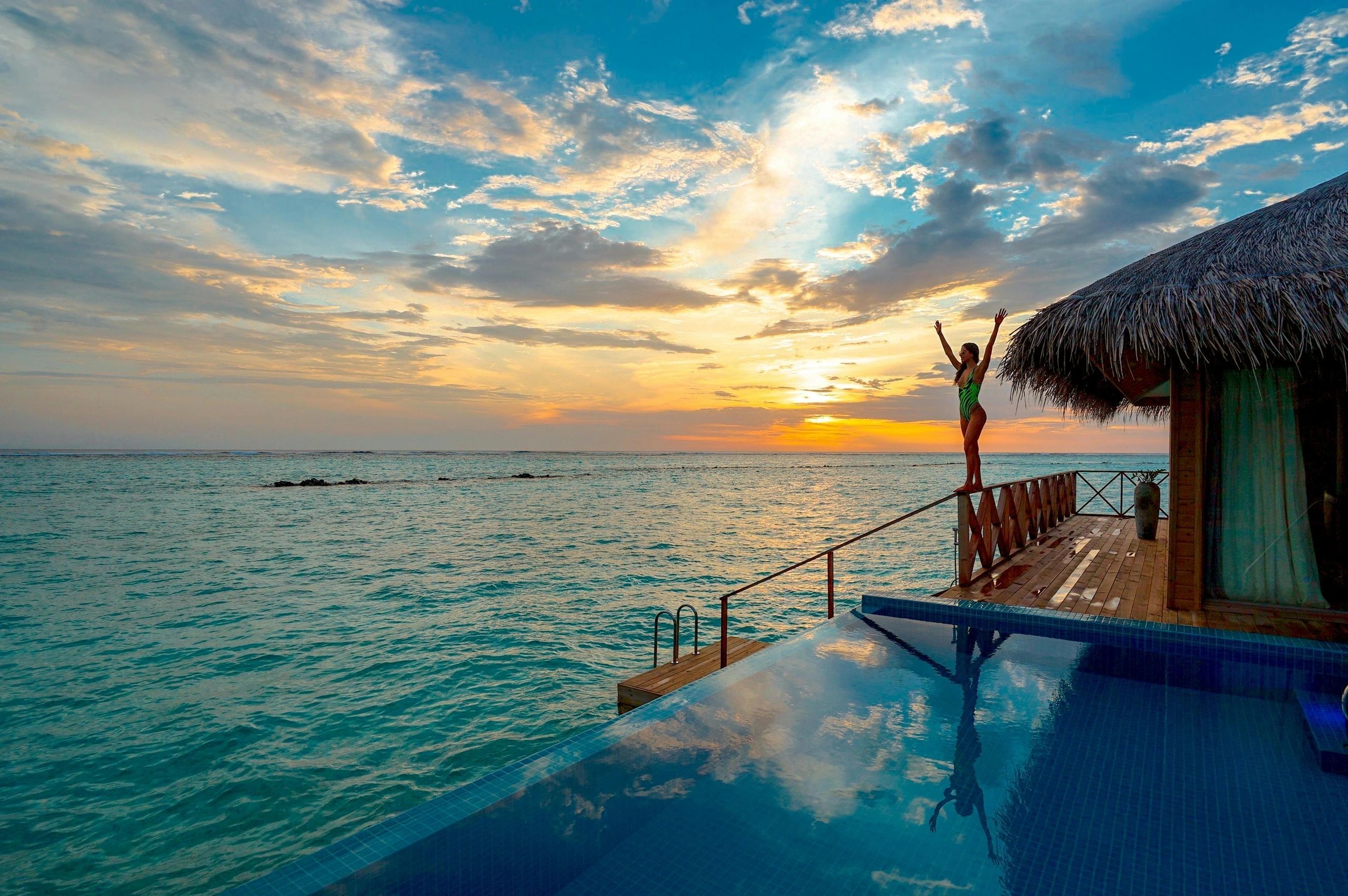 breathtaking view from private resort