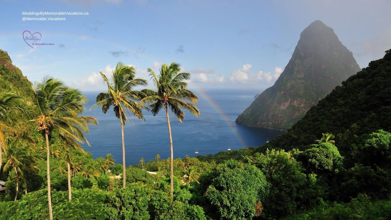 St Lucia Pitons