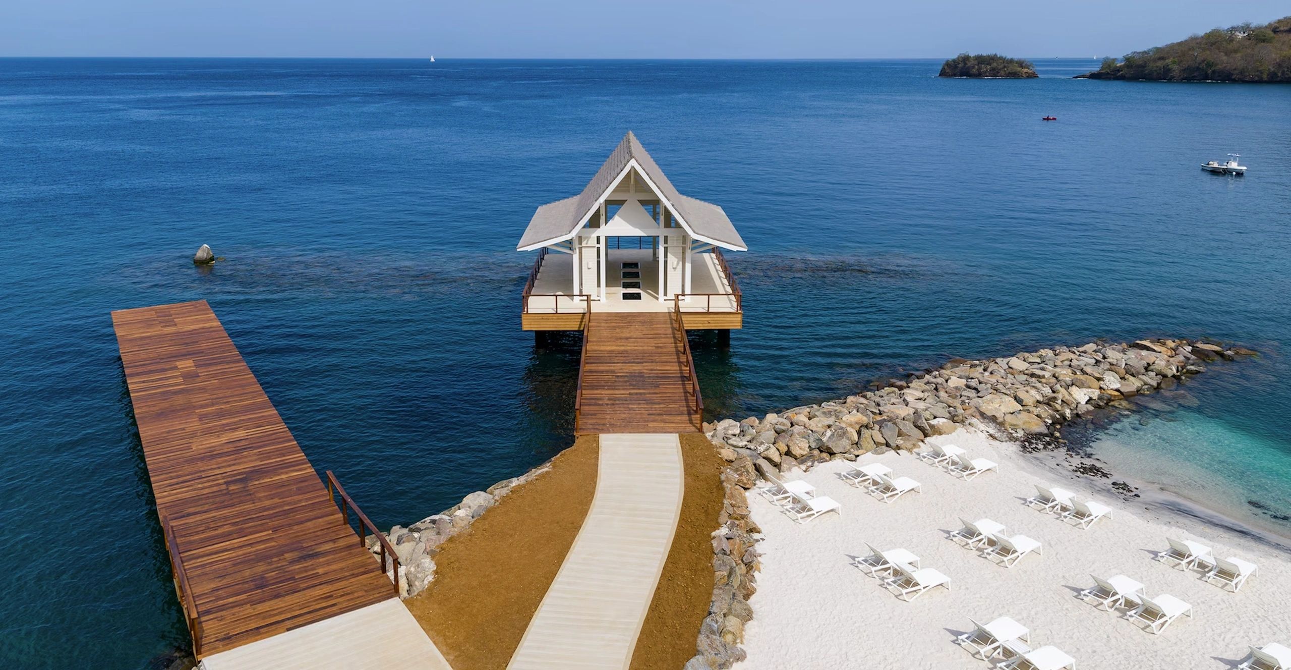 Overwater Chapel at Sandals St Vincent