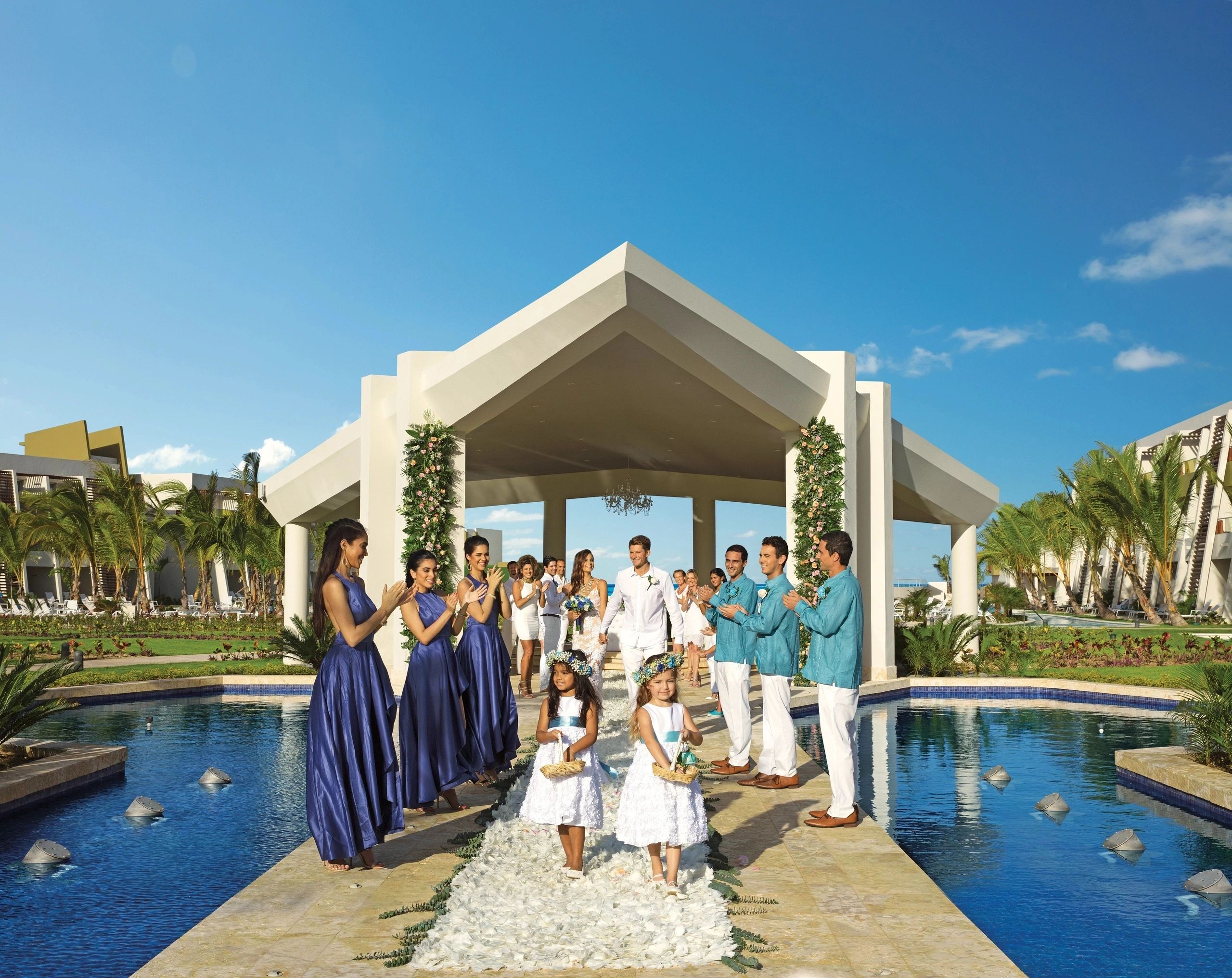 Gazebo Wedding at Dreams Onyx