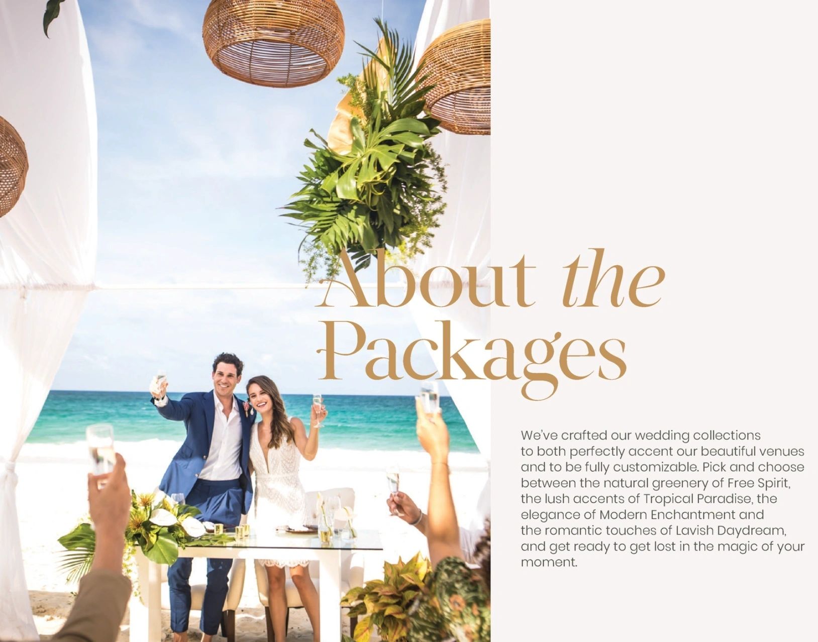Hard Rock wedding package brochure